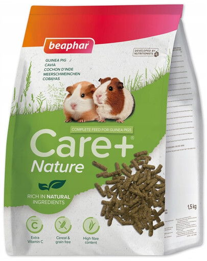Care+ Nature Guinea Pig 1,5 kg krmivo pre morčatá
