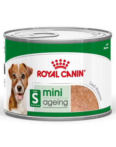 ROYAL CANIN Mini Age 8+ 195 g paštéta pre psov zrelých po 8 roku života malých plemien