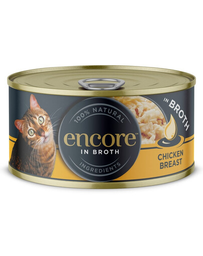 ENCORE Cat Chicken Breast in Broth kuracie prsia v vývare 70 g