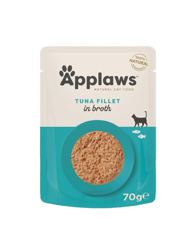 APPLAWS krmivo pre dospelých mačiek s tuniakom vo vývare 70 g