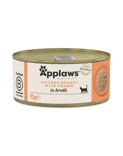 APPLAWS Cat Adult Chicken with Prawn in Broth kuracie prsia s krevetami v vývare 70 g