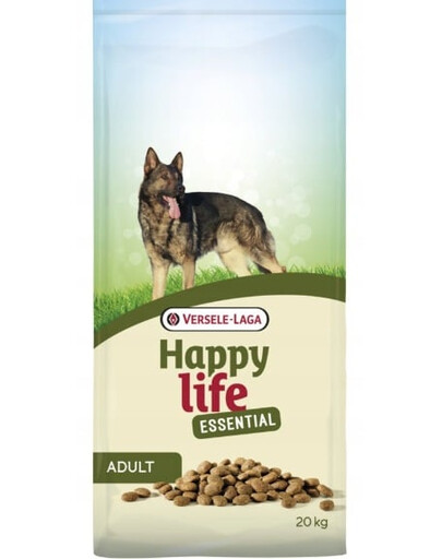 VERSELE-LAGA Happy Life Adult Essential 20 kg krmivo pre psov s kuracím mäsom