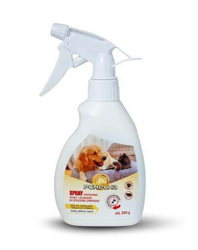 PCHEŁKA Sprej na boj proti blchám a kliešťom v okolí zvierat 250 g