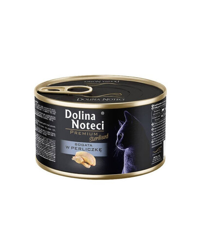 DOLINA NOTECI Premium Bohaté na perličku pre sterilizované mačky 185 g