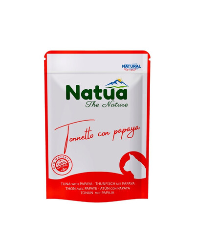 NATUA Natural 70 g Tuniak s papájou v želé pre mačky