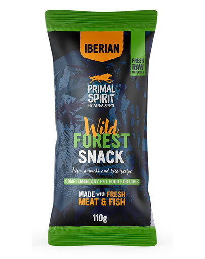 PRIMAL SPIRIT Iberian Wild Forest Psí maškrta 110 g
