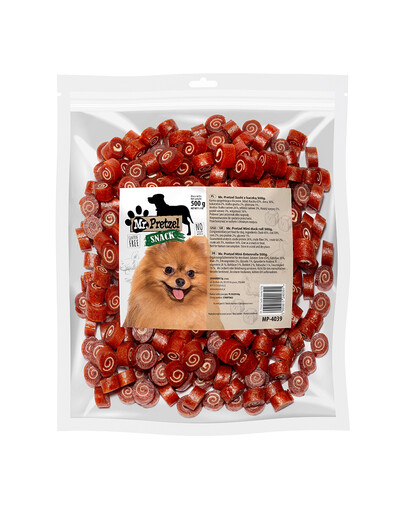 MR. PRETZEL Sushi s kačkou 500 g maškrta pre psa