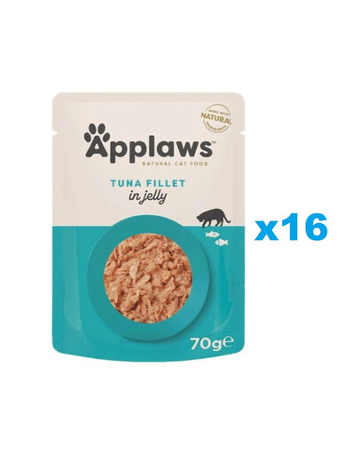 APPLAWS Cat Adult Pouch Tuna in Jelly filet z tuńczyka w galaretce 16x70 g