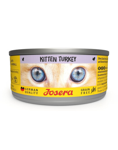 JOSERA Kitten Turkey 85g mokré krmivo pre mačiatka s morčacím mäsom