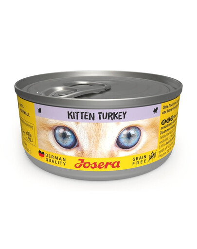JOSERA Kitten Turkey 85g mokré krmivo pre mačiatka s morčacím mäsom