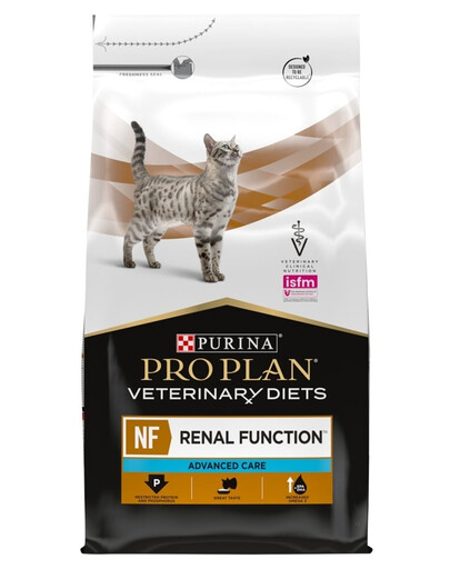 PURINA PRO PLAN Veterinary Diets Feline NF Renal Function Advanced Care 5 kg suchá strava pre mačky s chronickou zlyhaním obličiek