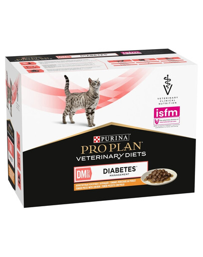 PURINA PRO PLAN Veterinary Diets Feline DM St/Ox Diabetes 10x85 g