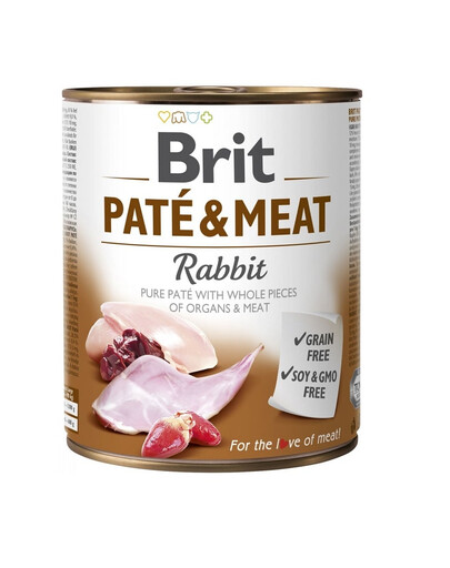 Pate&Meat rabbit 800 g pasztet z królikiem dla psa