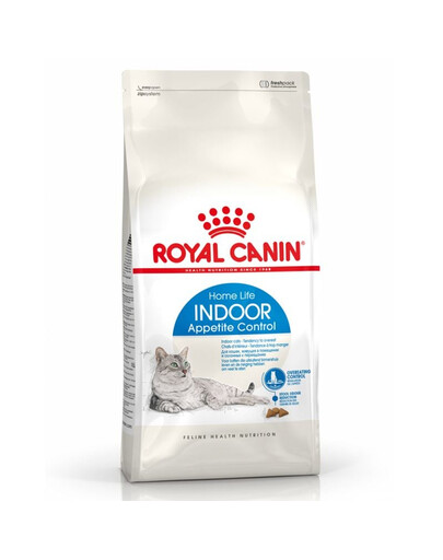 ROYAL CANIN Indoor Apetite Control 4x2 kg krmivo pre dospelé mačky žijúce výhradne vo vnútri a vyžadujúce krmivo