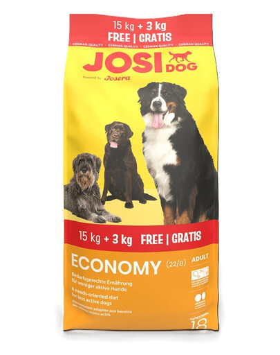 JOSERA JosiDog Economy pre psov s bežnou aktivitou 15 kg