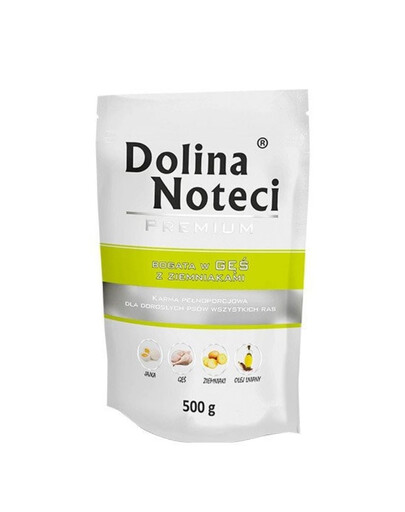 DOLINA NOTECI Prémiové bohaté na husacie mäso so zemiakmi 6x500 g