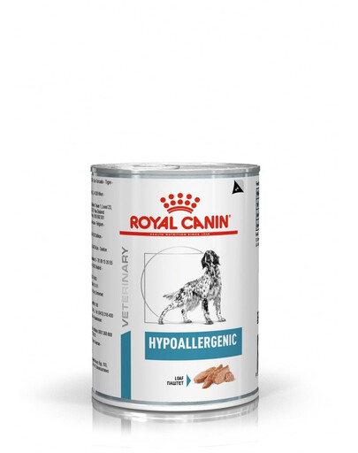 ROYAL CANIN Hypoalergénne mokré krmivo pre dospelých psov s nežiaducimi reakciami na krmivo 24x400 g