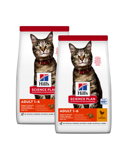 HILL'S Science Plan Feline Adult Optimal Care Chicken 2 x 15 kg