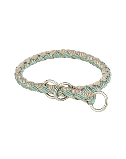 TRIXIE Cavo Sťahovací obojok pre psov XS–S: 25–31 cm / ø 12 mm, šalviová/piesková