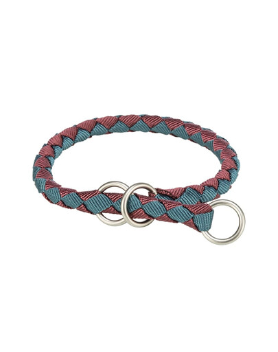 TRIXIE Cavo Sťahovací obojok pre psov XS–S: 25–31 cm / ø 12 mm bordová/petrolejová