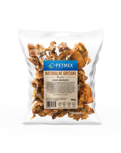 PETMEX bravčové prúžky 500g prírodné žuvacie maškrty pre psov