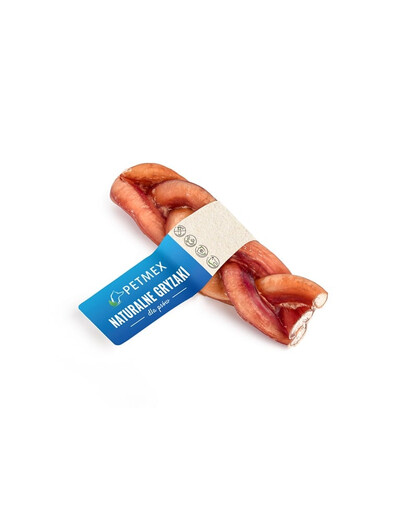 PETMEX Penisový vrkoč 15cm 1ks. naturalný hryzák pre psov