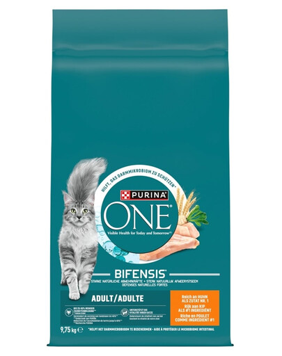 PURINA ONE Bifensis Adult Cat Chicken and Wheat 9,75 kg kurča a pšenica, krmivo pre mačky