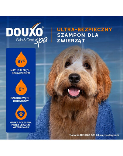 DOUXO Skin & Coat 2in1 Conditioning Shampoo 250 ml šampón s kondicionérom 2v1 pre psov