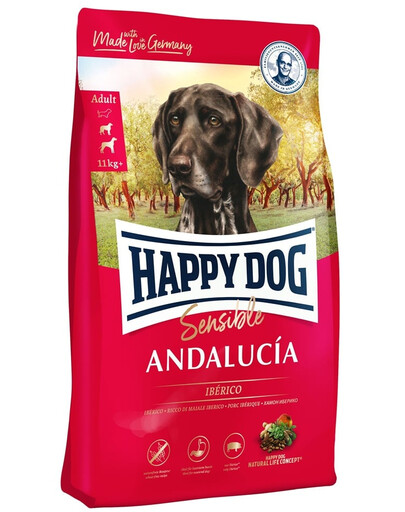 HAPPY DOG Supreme Andalucia Pork suché krmivo pre psov 4 kg