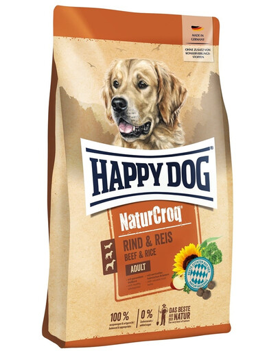 HAPPY DOG NaturCroq Rind & Reis 11 kg hovädzie a ryžové suché krmivo pre psov