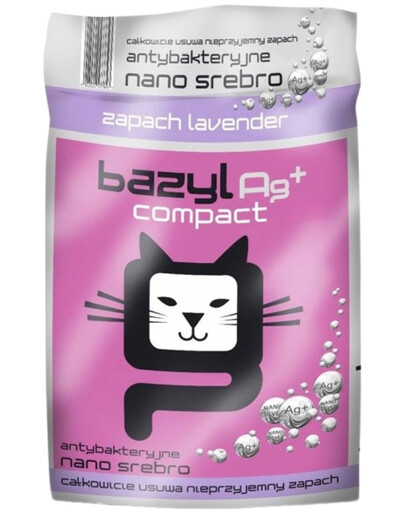 BAZYL Ag+ Compact Lavender 5 l levanduľovo-bentonitová podstielka pre mačky