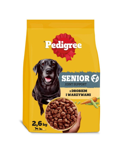PEDIGREE Senior s hydinou a zeleninou 2,6 kg suché krmivo pre starších psov