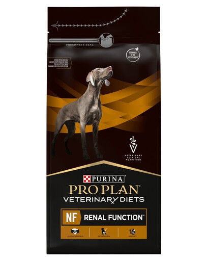 PURINA PRO PLAN Veterinary Diets Canine NF Renal Function 1,5 kg krmivo pre psov trpiacich problémami s obličkami