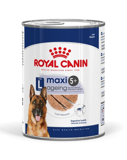 ROYAL CANIN Size Health Nutrition Maxi Ageing Loaf 410g mokrá strava vo forme paštéty pre starších psov veľkých plemien