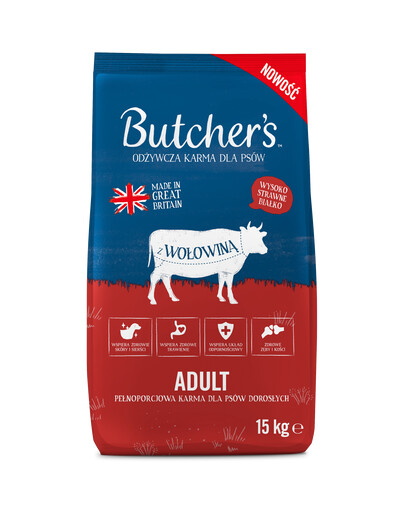 Butcher's Original, hovädzina 15kg