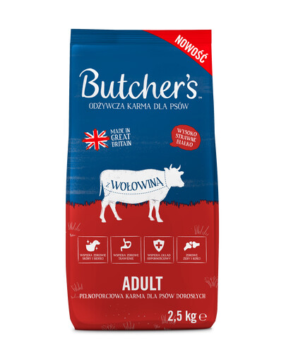 Butcher's Original, hovädzina 2,5kg