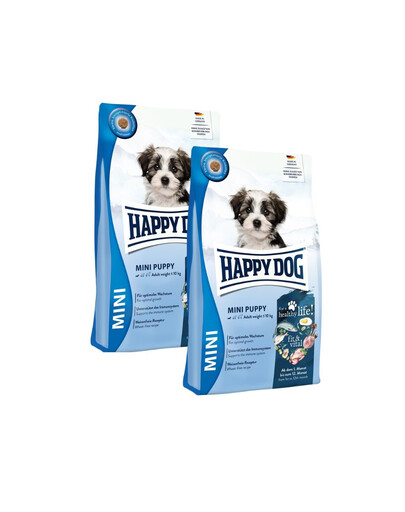 HAPPY DOG Fit & Vital Mini Puppy 2x4 kg suchá krmiva pre šteniatka malých plemien
