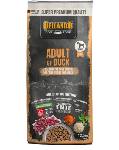 BELCANDO Adult Grain Free Duck 12,5 kg kačica, suché krmivo pre psov
