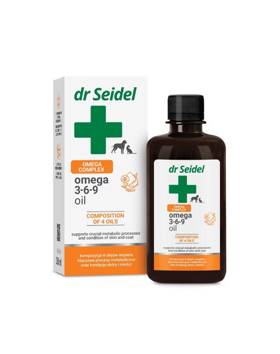 DR SEIDEL Olej Omega 3-6-9 pre psa a mačku 250 ml