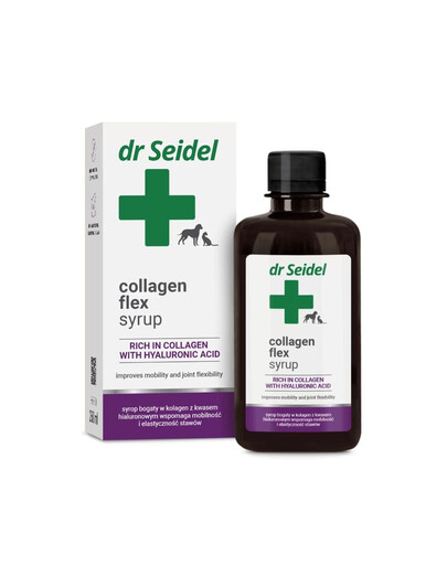 DR SEIDEL Collagen Flex 250 ml sirup na kĺby pre psa a mačku s kolagénom