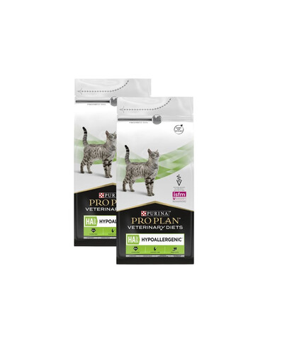 PURINA PRO PLAN Veterinary Diet Feline Hypoallergenic 2,6 kg (2x1,3kg)