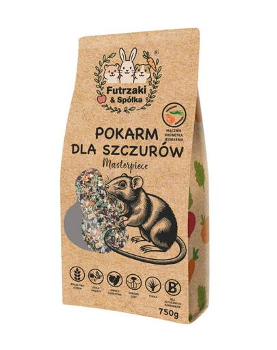 KUCHNIA SZEFA Krmivo pre potkany 750 g