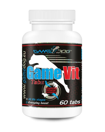 GAME DOG Vit 60 tab. komplex vitamínov a minerálov pre psov všetkých vekových kategórií