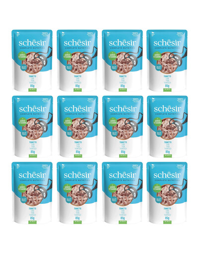 SCHESIR Tuniak v želé pre mačky 12x85 g