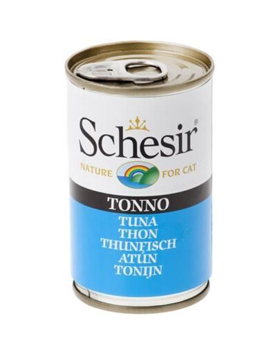 SCHESIR Doplnkové krmivo pre mačky s tuniakom 6x140g