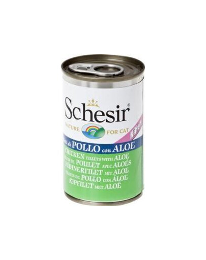 SCHESIR Kuracie filety s aloe pre mačiatka 6x140g