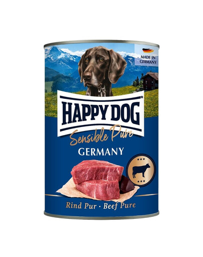 HAPPY DOG Sensible Pure Germany Beef 400 g mokré krmivo pre psov