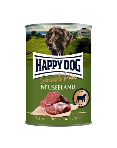 HAPPY DOG Sensible Pure jahňacie 400g mokré krmivo pre psov