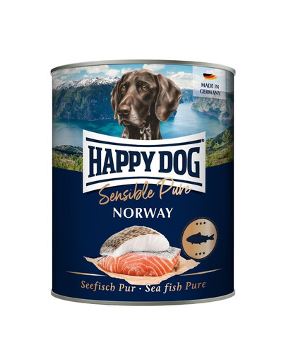 HAPPY DOG Sensible Norway Fish 800 g mokré krmivo pre psov
