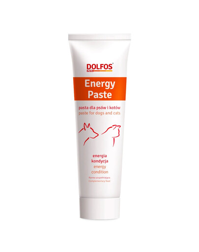 DOLFOS Energy Paste 100g energia a kondícia pasta pre psov a mačky v období rekonvalescencie